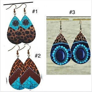 Turquoise Western Earrings